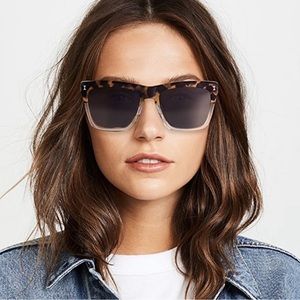 NEW‎ Illesteva Los Feliz Half Tortoise Sunglasses